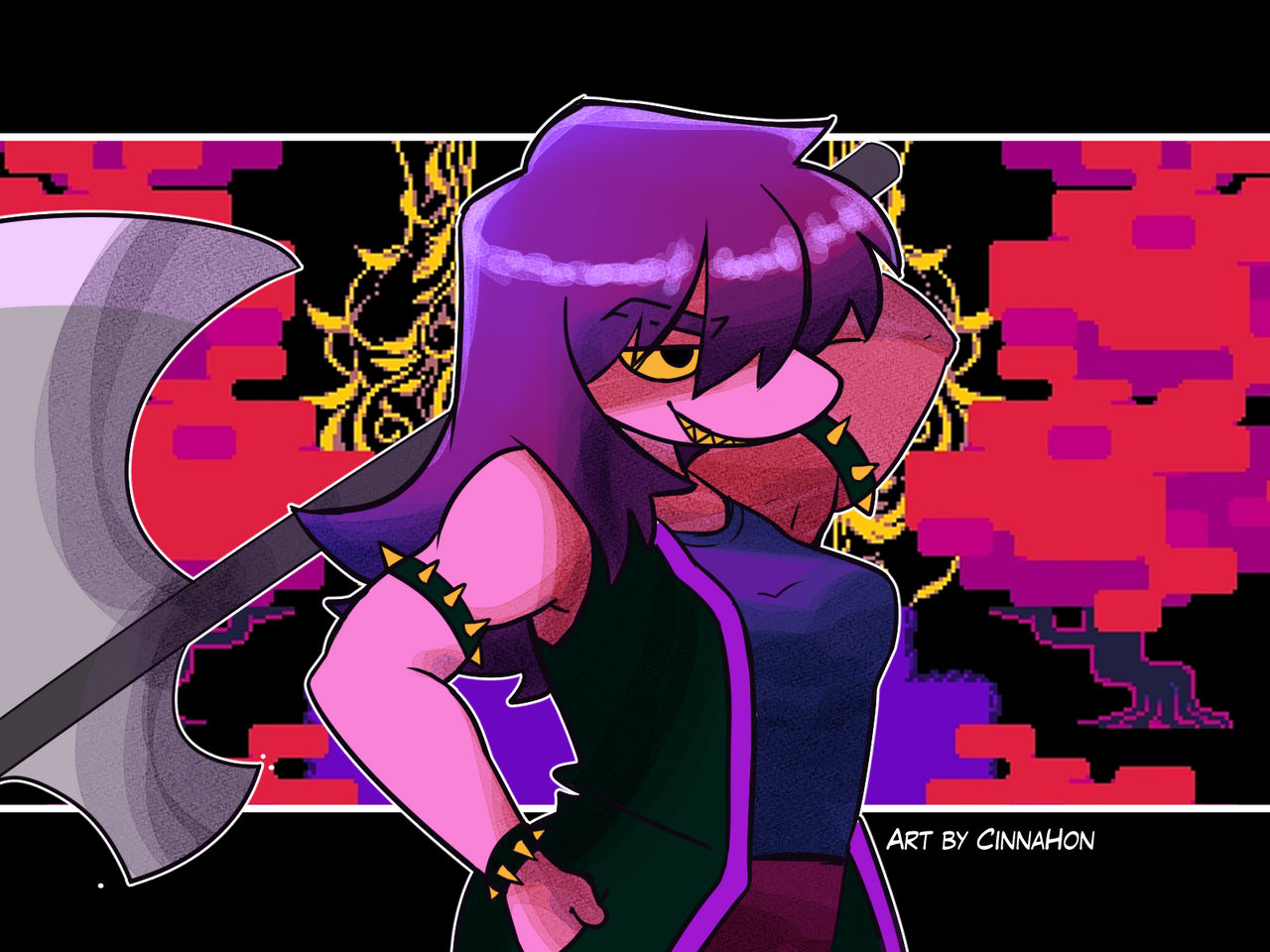 DELTARUNE Rude Susie By XCinnaHon On DeviantArt deltarune-rude-susie-by-xcinnahon-on-deviantart