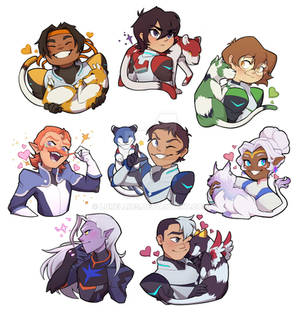 Voltron Stickers