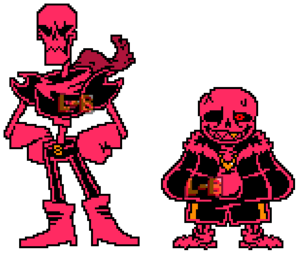 UnderFell Sans and Papyrus by Lazy-Bucket on DeviantArt