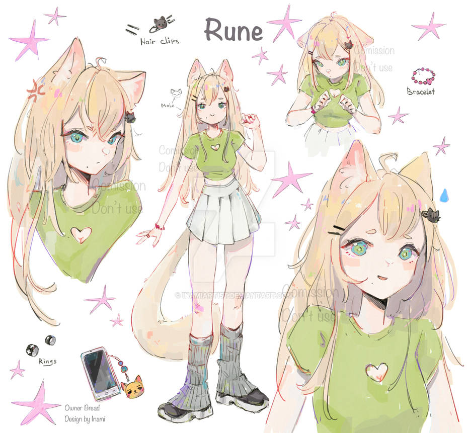 Character design by InamiArtist on DeviantArt