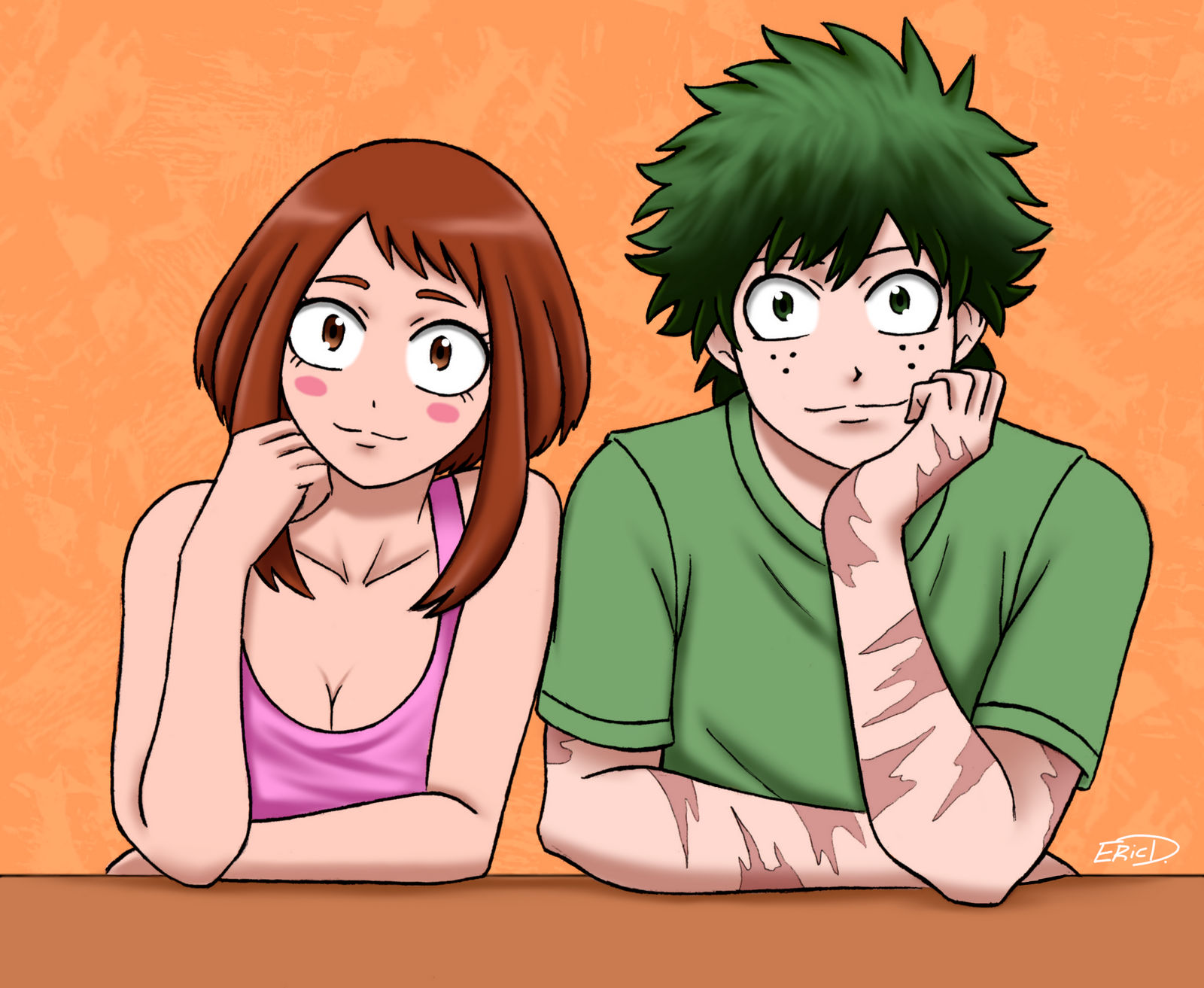 photo Uraraka Cute Deku Uraraka Cute My Hero Academia my hero academia deku and uraraka by