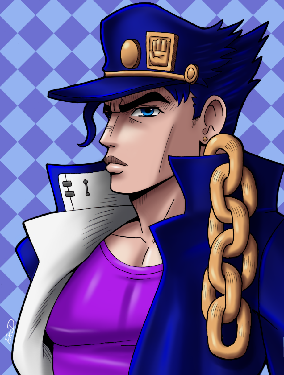 JOJO :: Jotaro Kujo and stand by Katong999 on DeviantArt