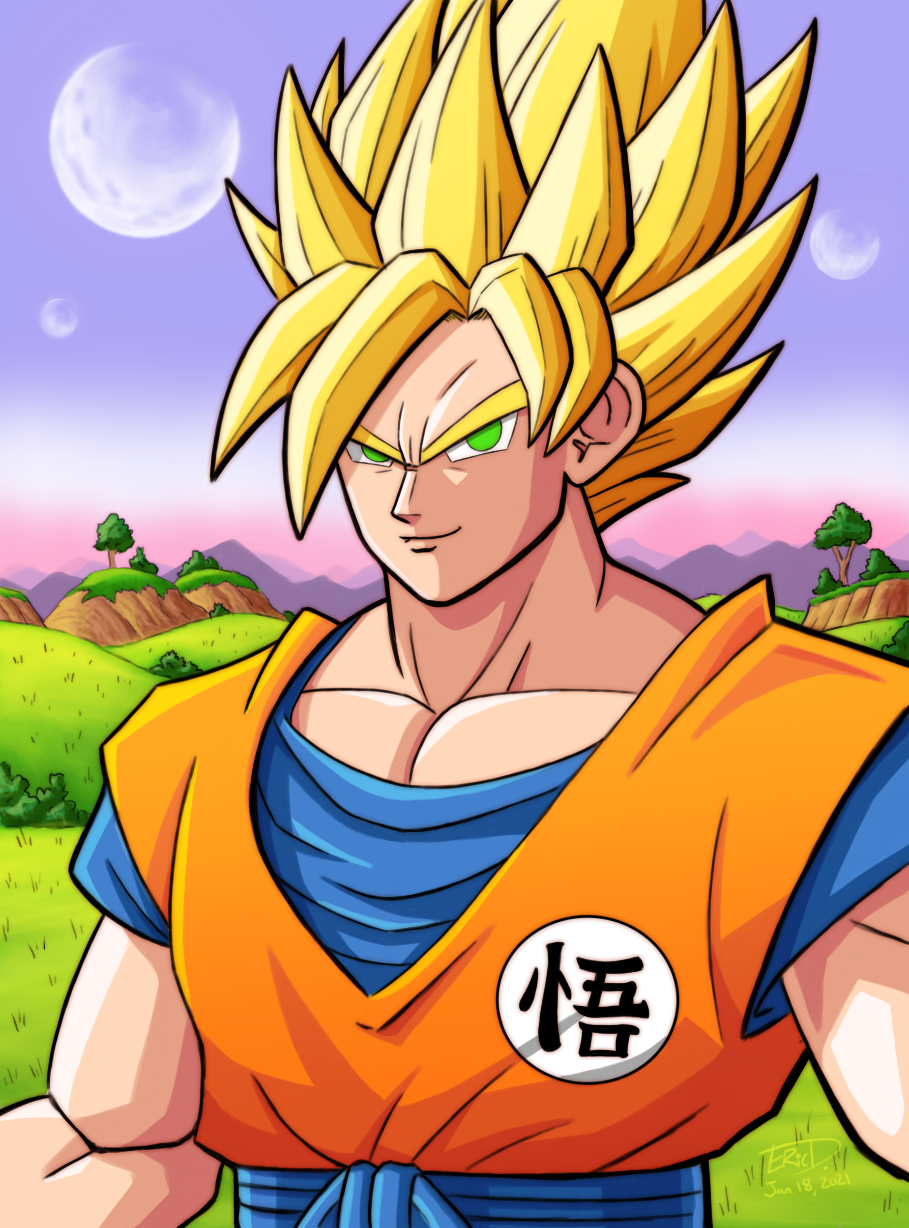 Son Goku (Super Saiyajin) by ALIX2002 on DeviantArt