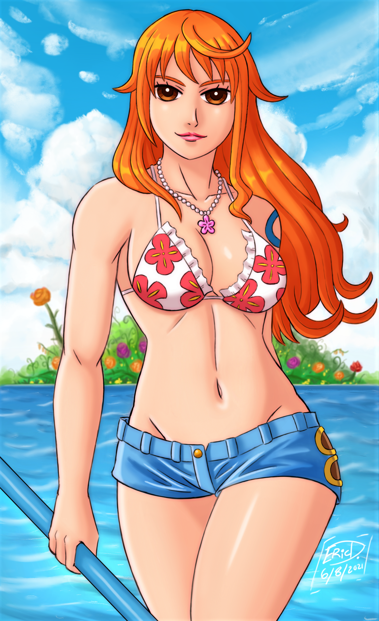 Desaru  One piece fanart, One piece nami, One piece pictures