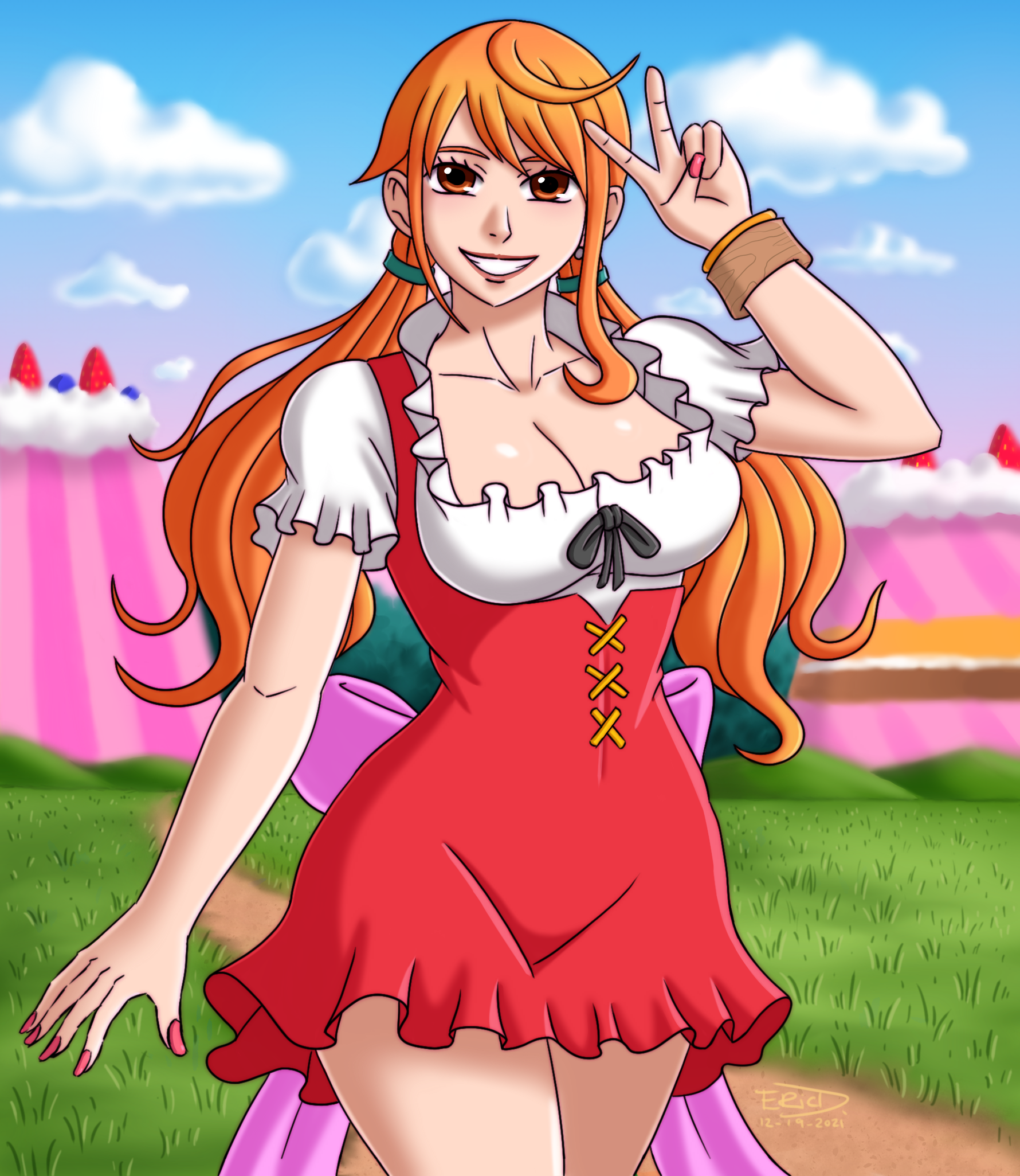 Nami Whole Cake Island Style by XenonVincentLegend on DeviantArt