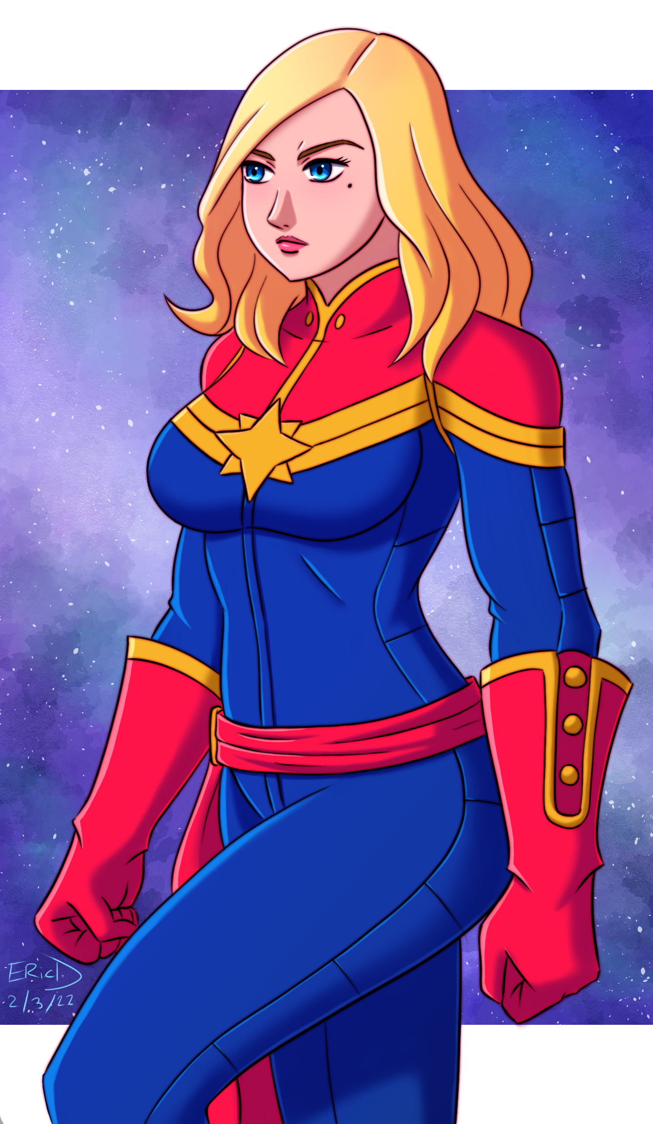 Captain Marvel Carol Danvers by XenonVincentLegend on DeviantArt