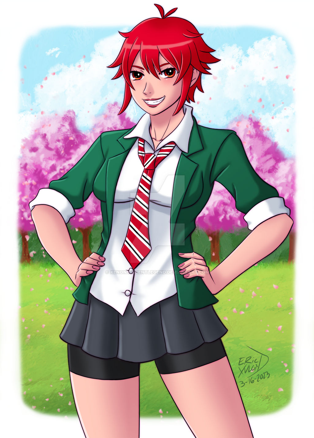 Tomo Aizawa from Tomo-chan Is a Girl! by XenonVincentLegend on DeviantArt