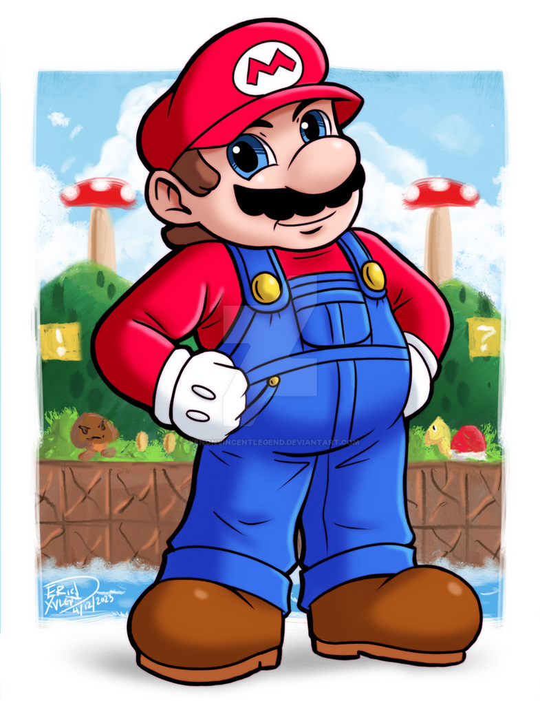 Mario Cartoon Deviantart Super Mario by XenonVincentLegend on DeviantArt