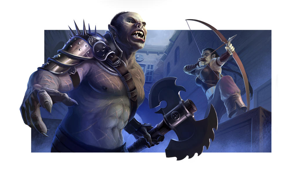 Half Orc Rage Half Orcs by dangercook on DeviantArt
