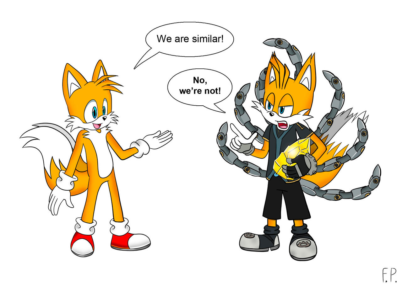 Tails B Tails vs Nine by FennecP on DeviantArt