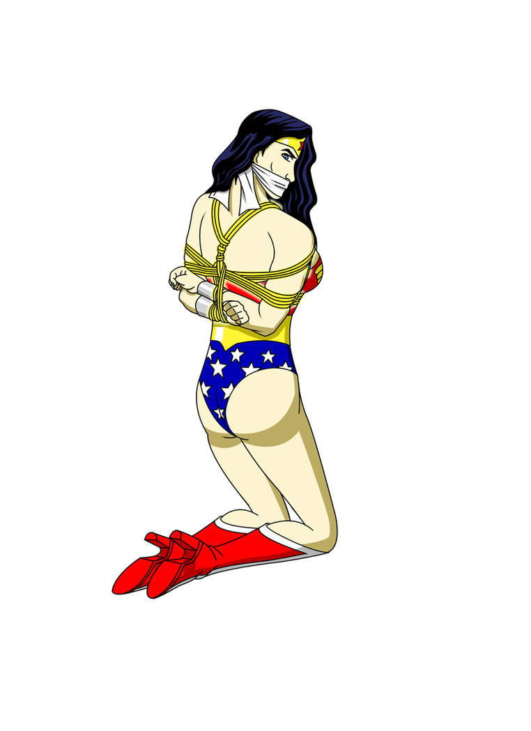 Wonder Woman Bound and Gagged by Ztunner on DeviantArt.