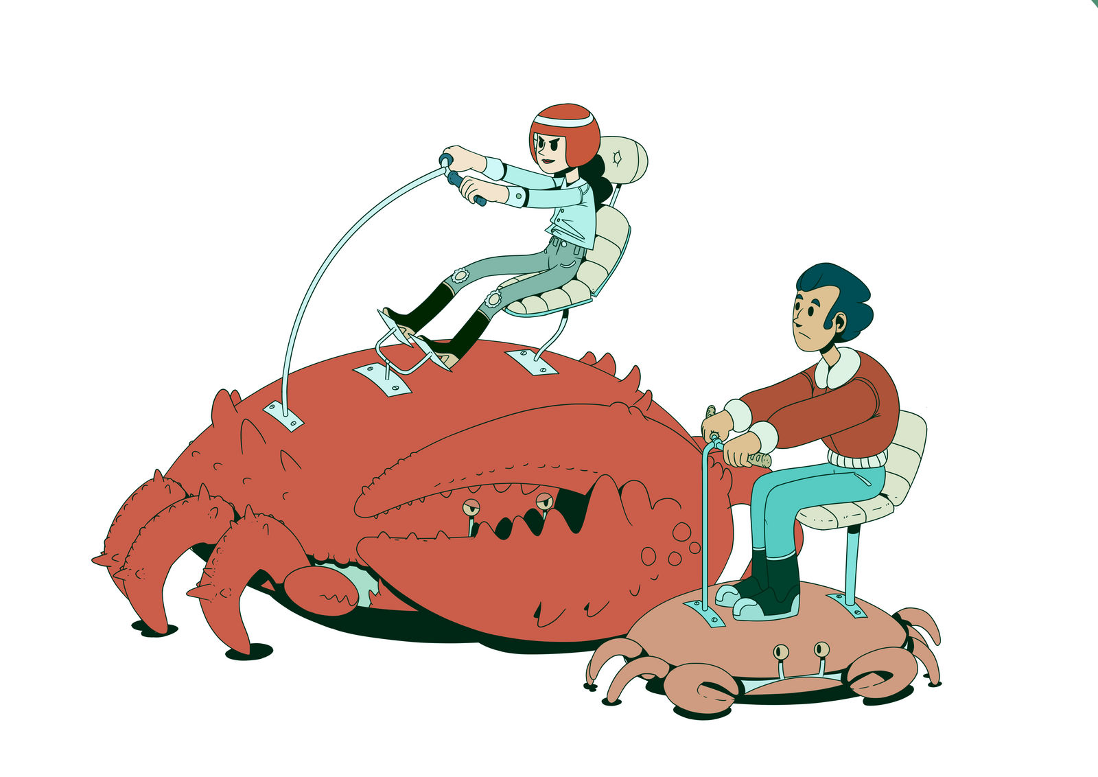Crab And Rabbit Racing Crab race by ZooplanktonGarden on DeviantArt