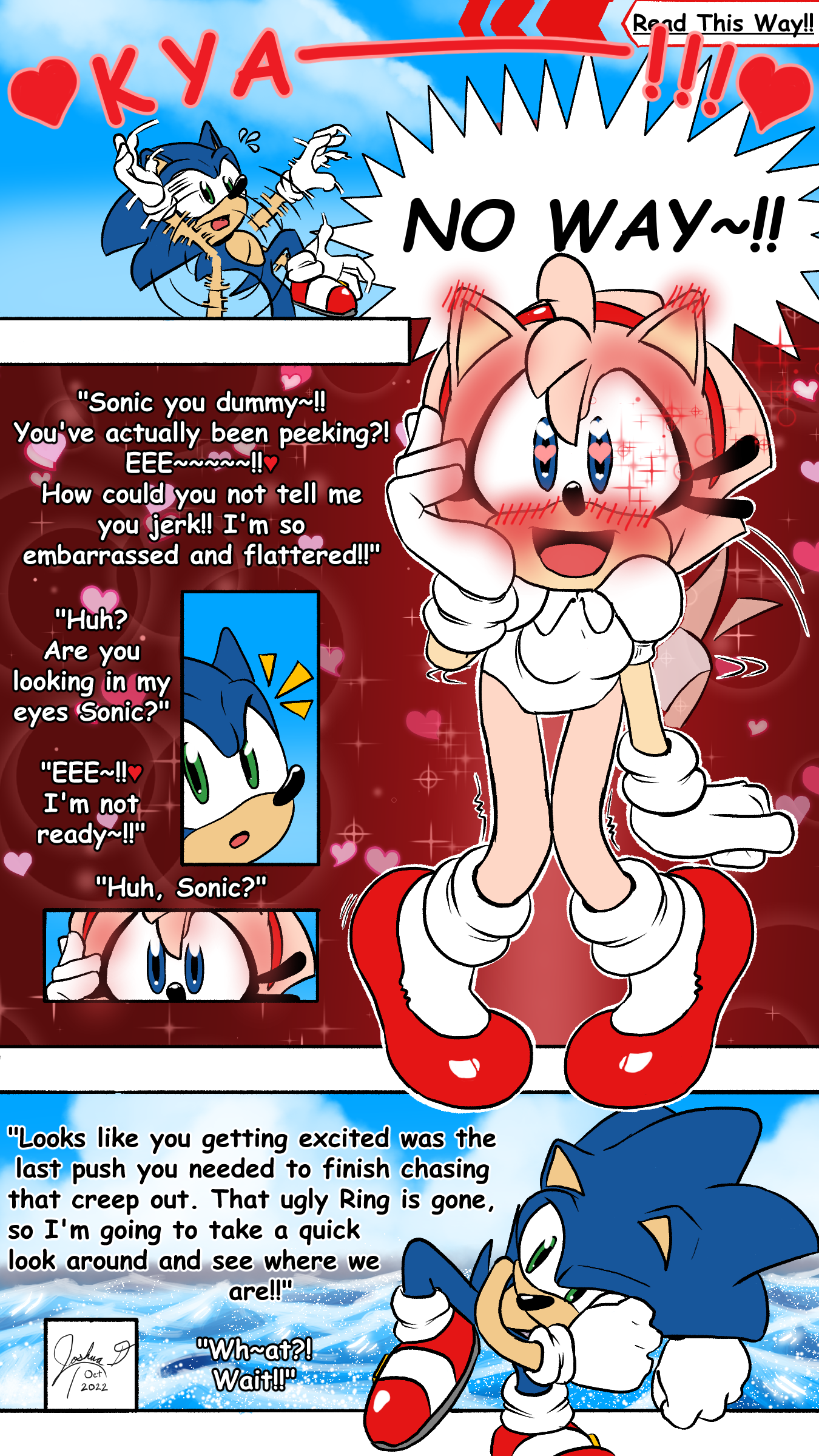 Sonic and Rosy ~SonAmy~ Finished! by SonicFanJ on DeviantArt