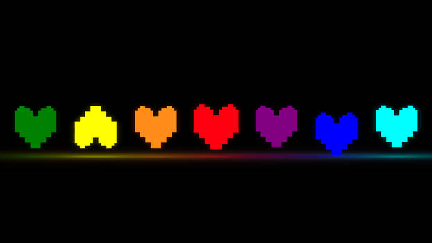 Undertale: Hearts (orthographic view)