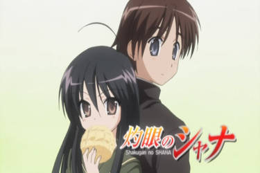 Shana eating melon pan