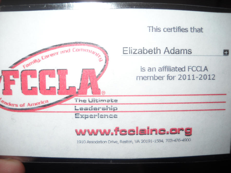 Fccla Qr Code fccla card by ThePerfectVariety on DeviantArt