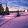 Snow at Dusk