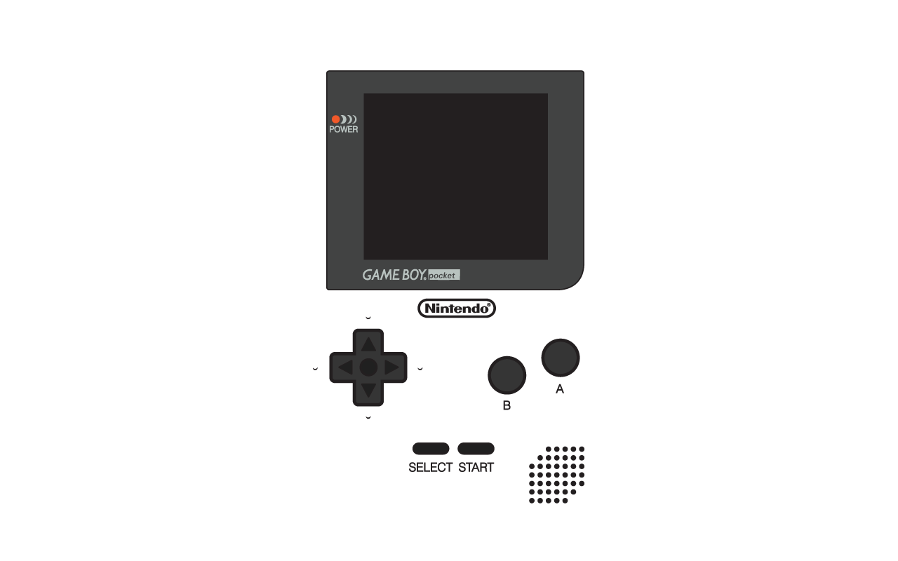 Game Boy Pocket Layout by CadmiumRED