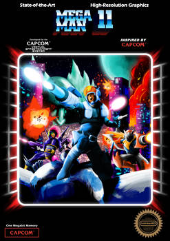 Mega Man 11 Bad Box Art