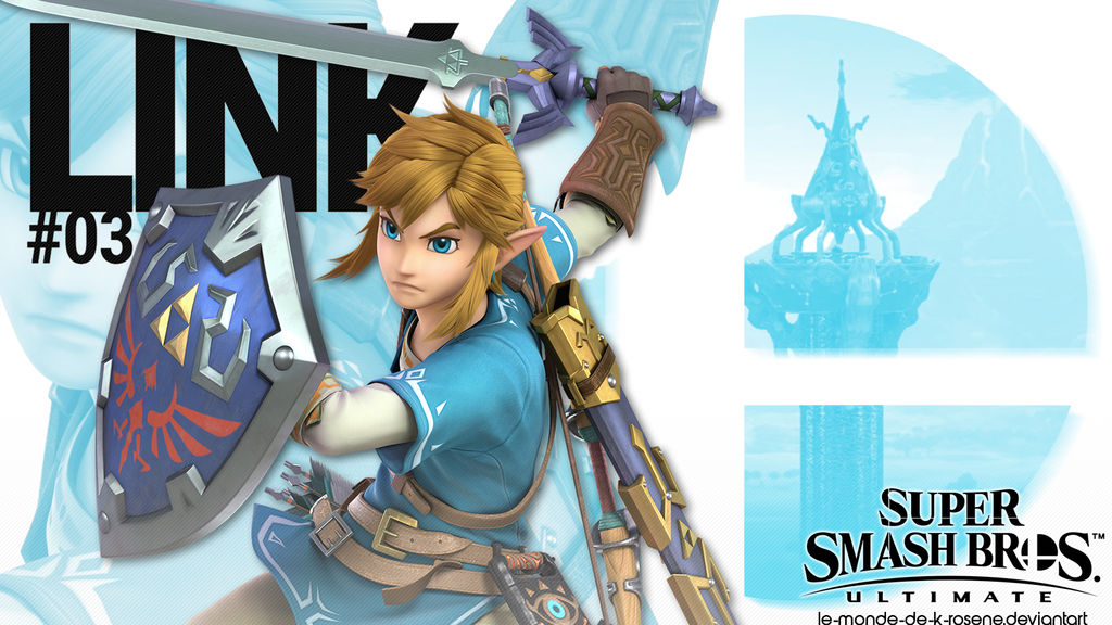 Super Smash Bros. Ultimate - Link by le-monde-de-k-rosene on DeviantArt