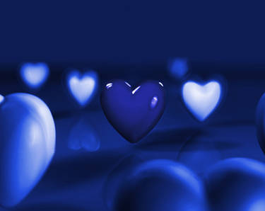 blue hearts