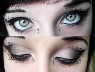 Cyber Gothic Make-up~