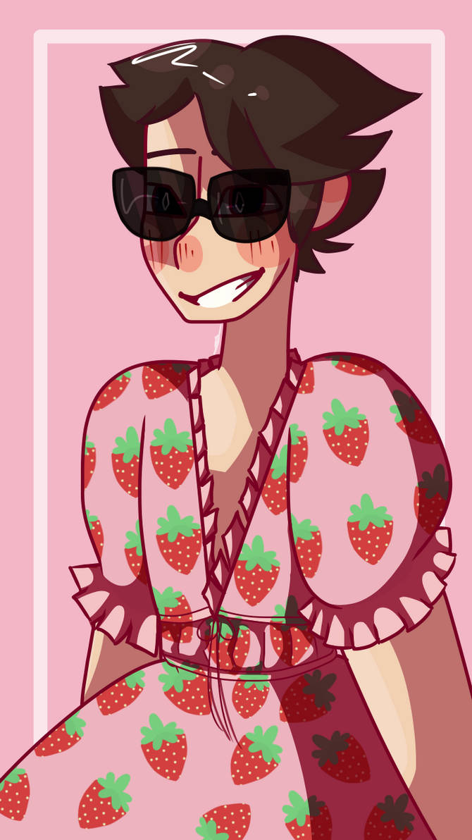 Eret but in a Strawberry Dress... by traceistrash on DeviantArt