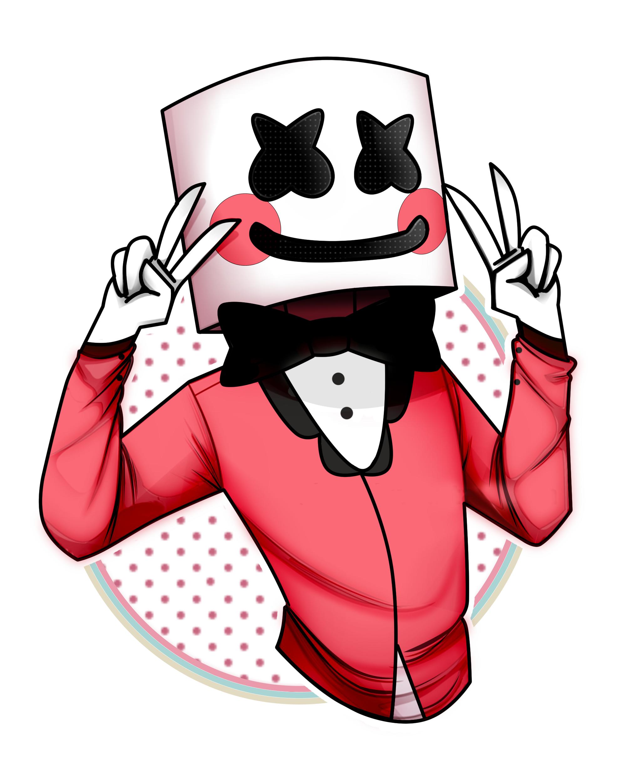 DJ Marshmello + Hazbin Hotel by GoopyMagne on DeviantArt DJ Marshmello + Hazbin Hotel by GoopyMagne on DeviantArt