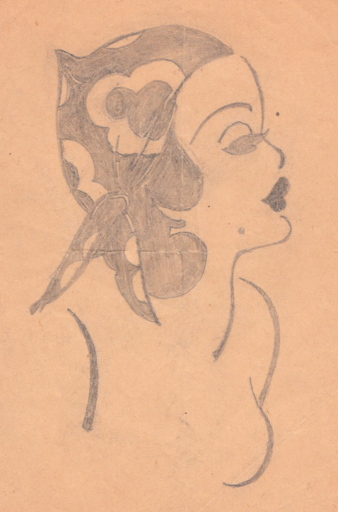 Elmer Yost_GirlSketch 1