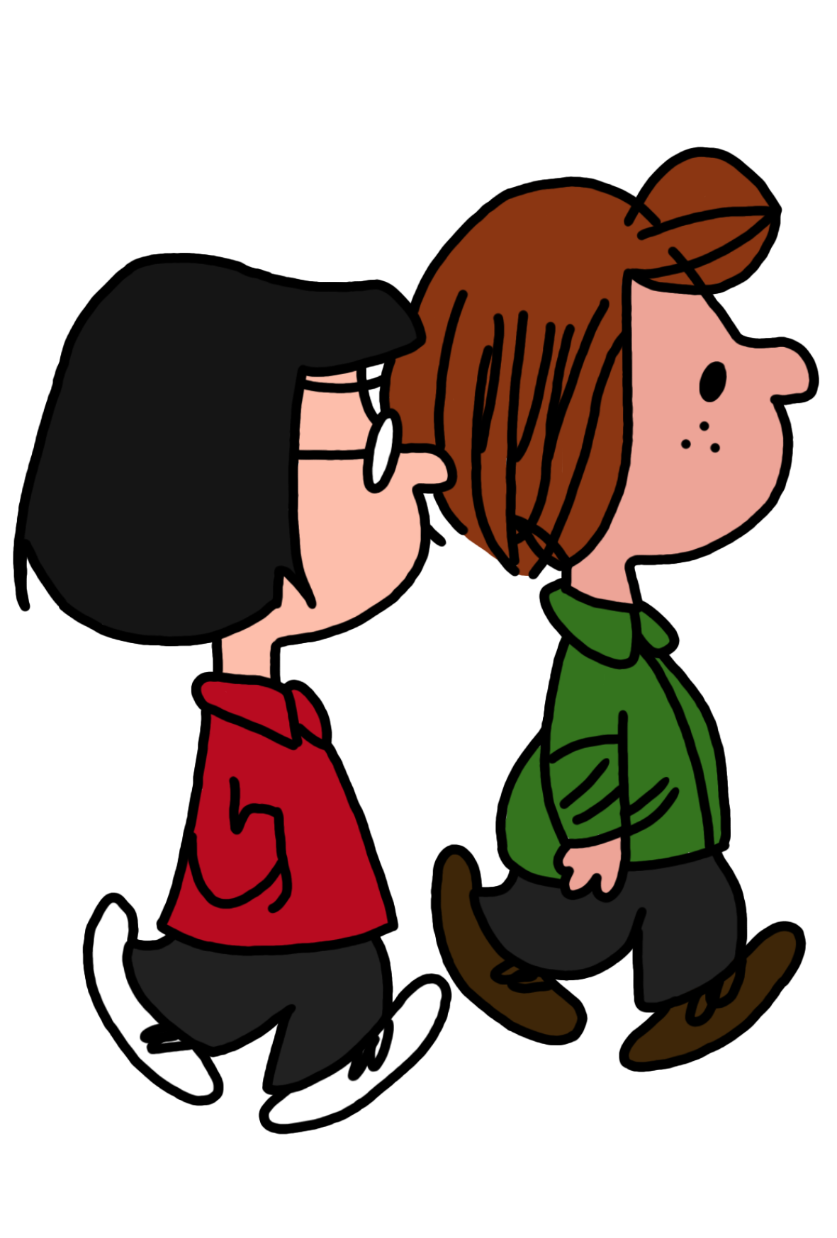 Here's Marcie and Peppermint Patty walking by RexellPaulLopez08 on ...
