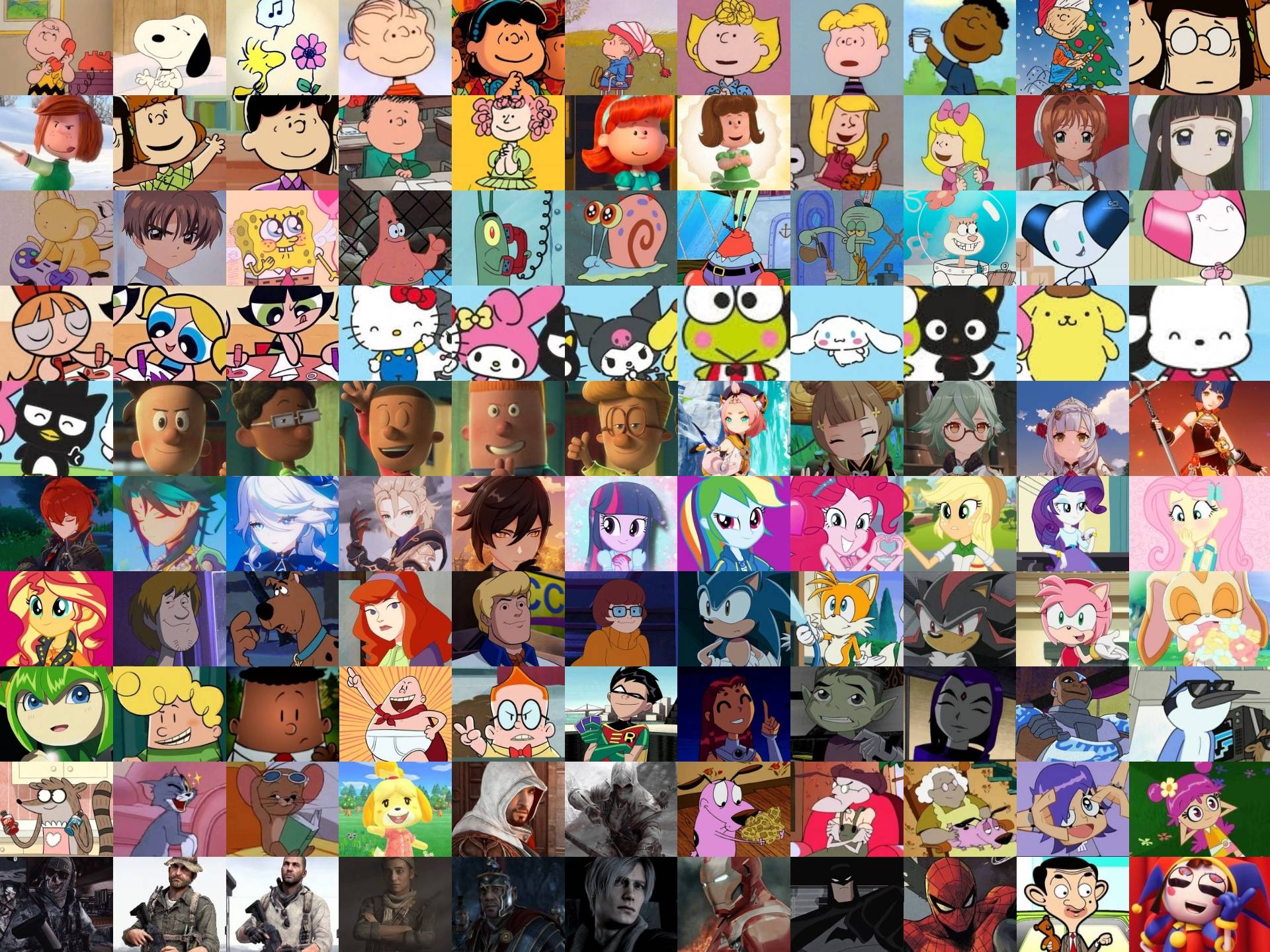 Characters Collages Deviantart My favorite characters in collage. by RexellPaulLopez08 on DeviantArt