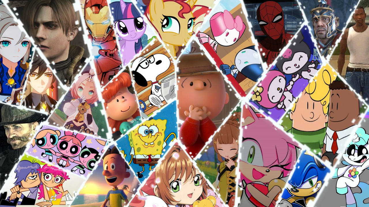 Characters Collages Deviantart My very own favorite characters collage. by RexellPaulLopez08 on DeviantArt