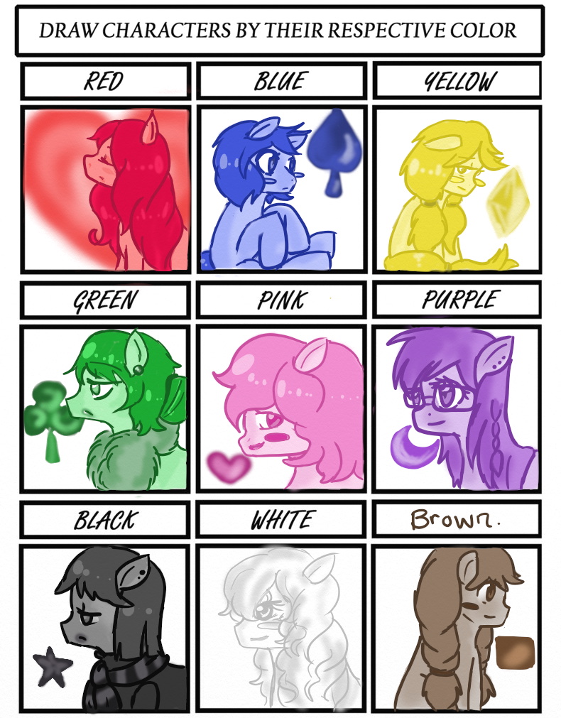 Color Ponies meme