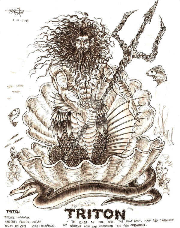 Tritan Ruler TRITON the sea ruler by artstain on DeviantArt