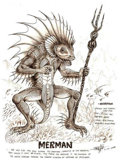 Merman Merchant merman by artstain on DeviantArt