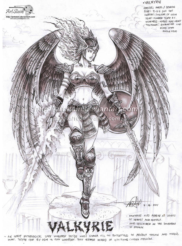 Valkyrie by artstain on DeviantArt