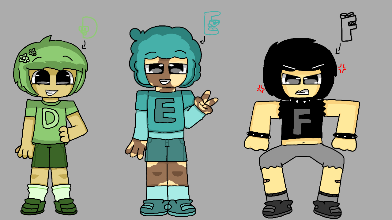 Do you guys like my humanized version Alphabet Lore that I've just