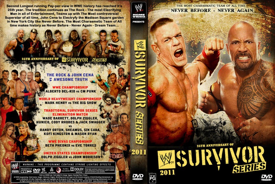 WWE Survivor Series 2011 DVD Cover