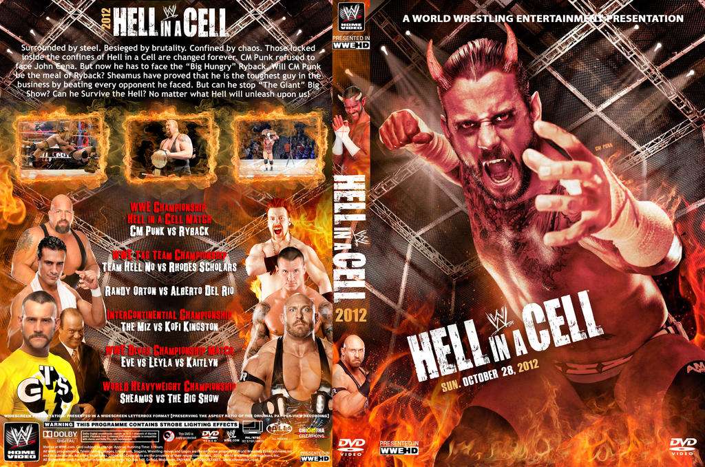 Wwe Hell In A Cell 2012 V3 Dvd Cover By Chirantha On Deviantart