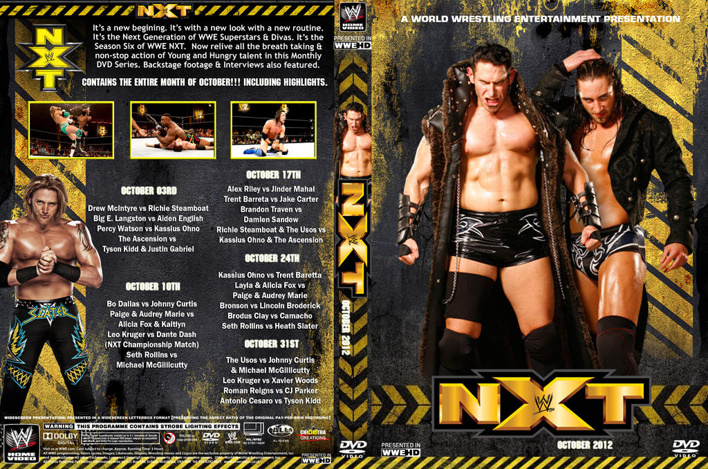 WWE NXT October 2012 DVD Cover