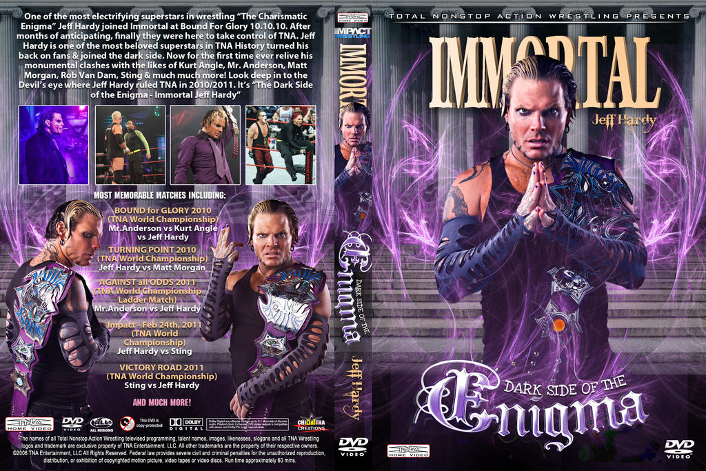 Jeff Hardy - The Dark Side of Enigma DVD Cover