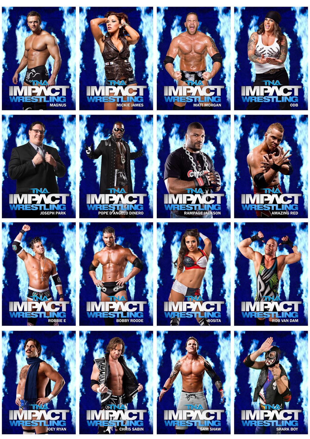 Tna Roster TNA Current/Past Roster Promo Part 3 by Chirantha on DeviantArt
