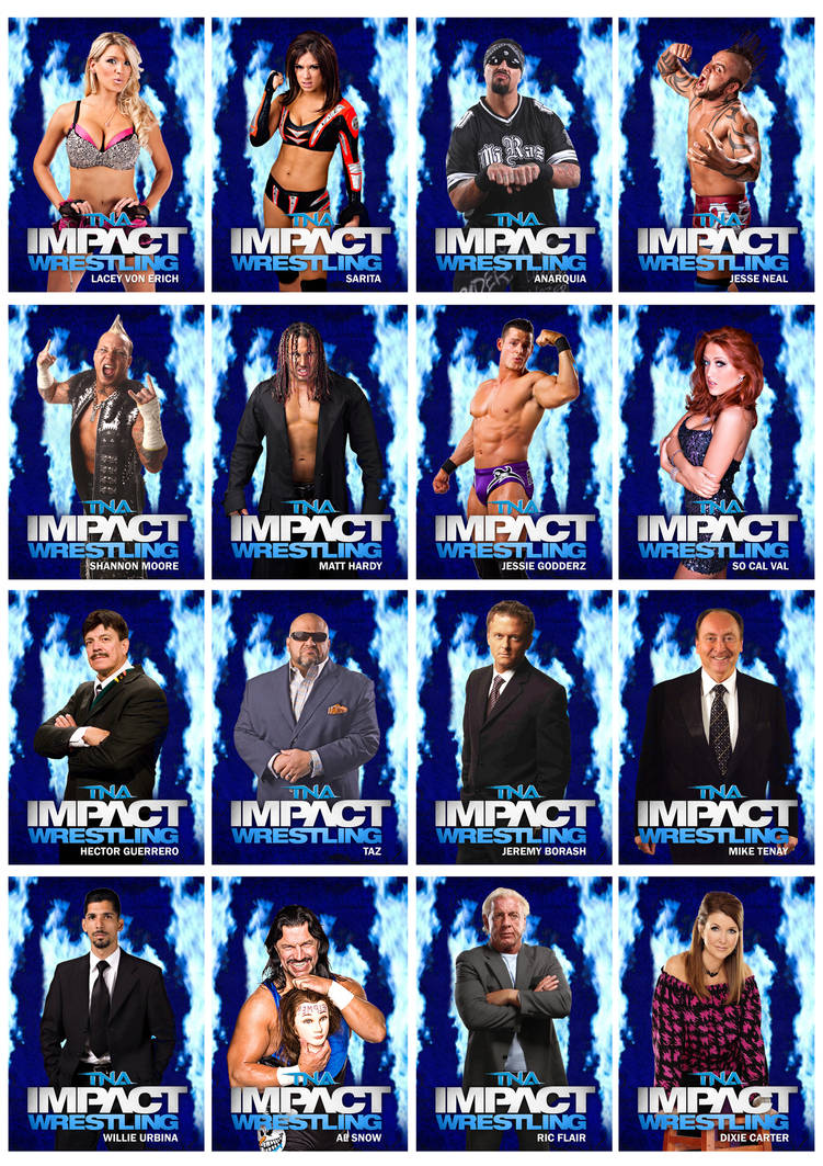TNA Current/Past Roster Promo Part 5 by Chirantha on DeviantArt