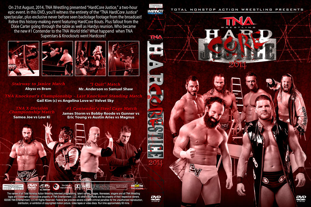 TNA HardCore Justice 2014 DVD Cover by Chirantha on DeviantArt