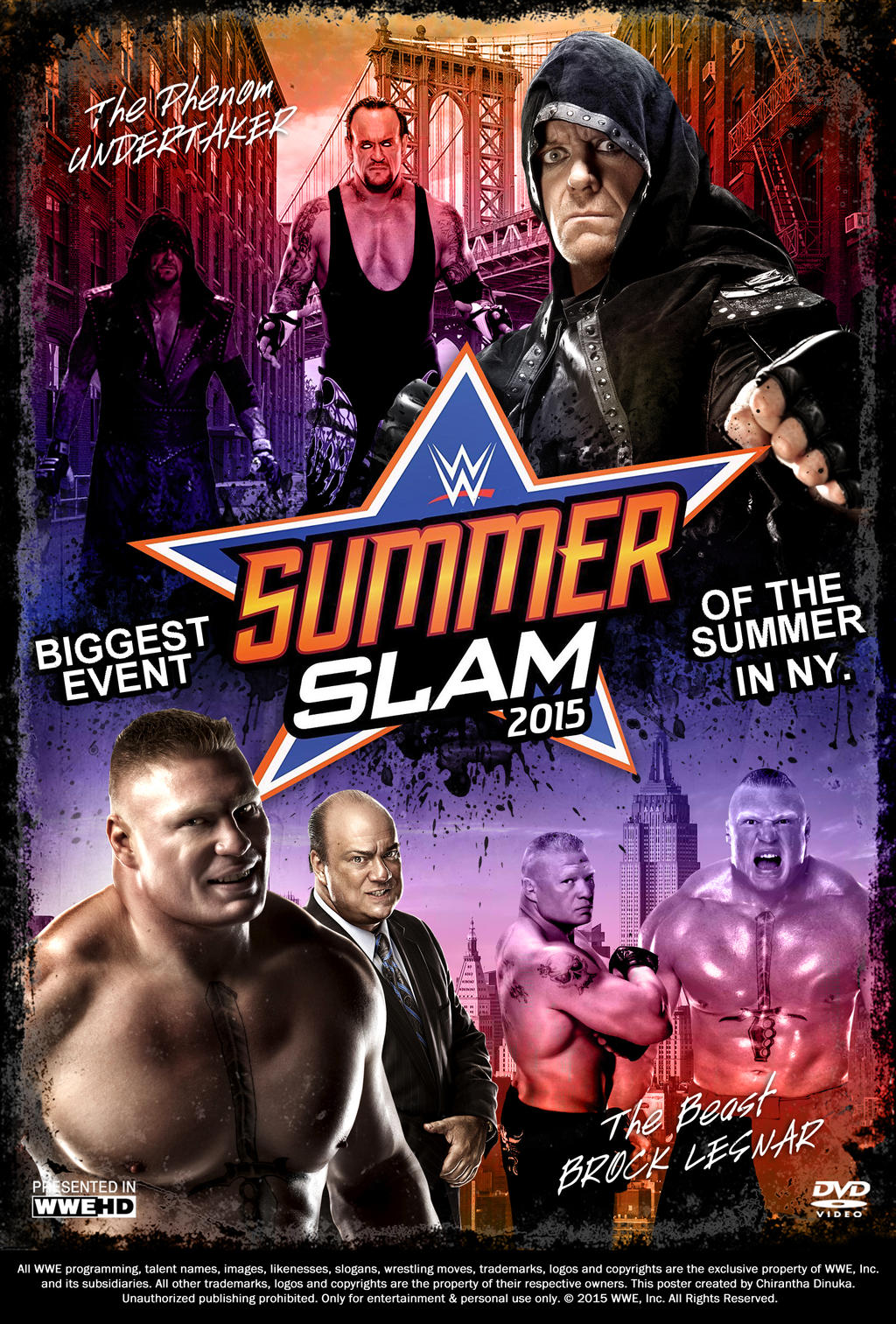 WWE SummerSlam 2015 Poster