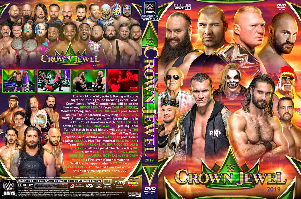 WWE Crown Jewel 2019 DVD Cover by Chirantha on DeviantArt