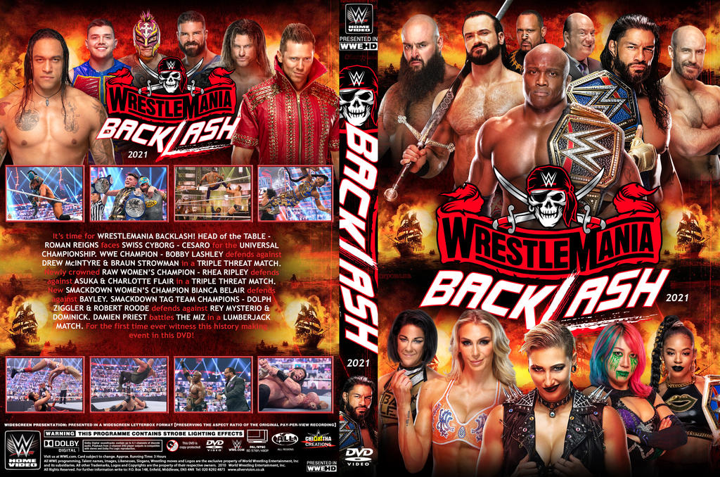 Wwe Wrestlemania Backlash 21 Dvd Cover By Chirantha On Deviantart