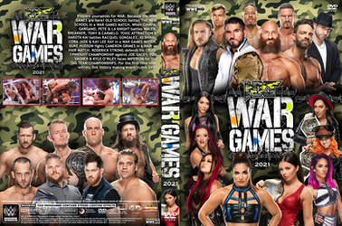 WWE NXT War Games 2021 DVD Cover