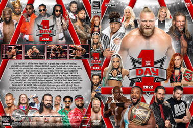 WWE Day 1 2022 DVD Cover