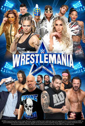 WWE WrestleMania 38 Night 1 Poster
